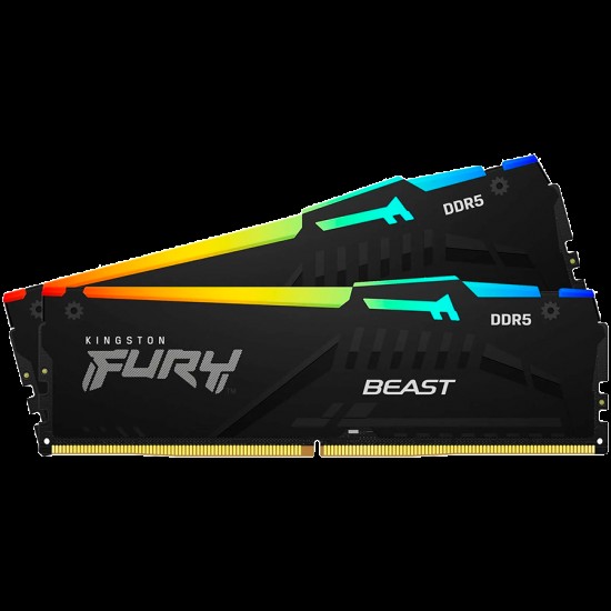 Kingston 64GB 6400MT/s DDR5 CL32 DIMM (Kit of 2) FURY Beast Black EXPO