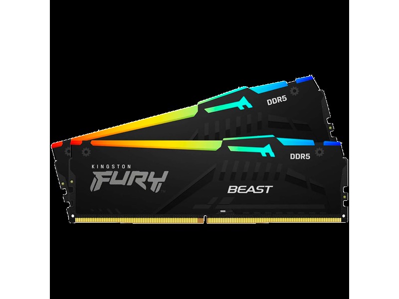 Kingston 64GB 6400MT/s DDR5 CL32 DIMM (Kit of 2) FURY Beast Black EXPO
