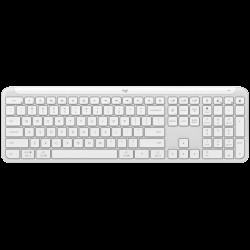 LOGITECH SIGNATURE SLIM WIRELESS KEYBOARD K950 - OFF WHITE - US INT L - 2.4GHZ/BT - INTNL-973