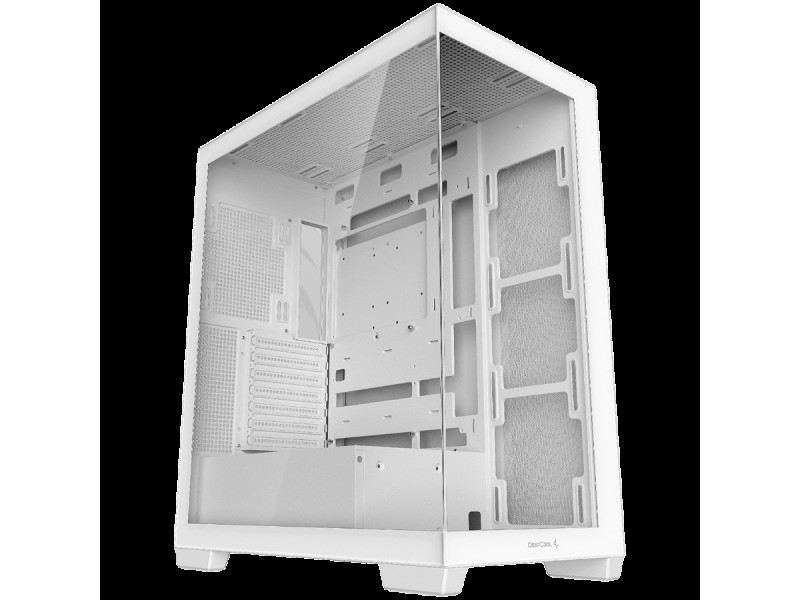DeepCool CG580 WH, Mid Tower, Mini-ITX/Micro-ATX/ATX, Rear Connector support, 2xUSB3.0, 1xAudio, Tempered Glass, Mesh Panel, White, R-CG580-WHNDA0-G-1