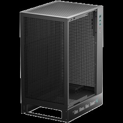 DeepCool CH170 DIGITAL, Mini Tower, Mini-ITX, 2xUSB3.0, 1xType-C Gen 2, 1xAudio, Mesh Panel, Black, R-CH170-BKNPI0D-G-1