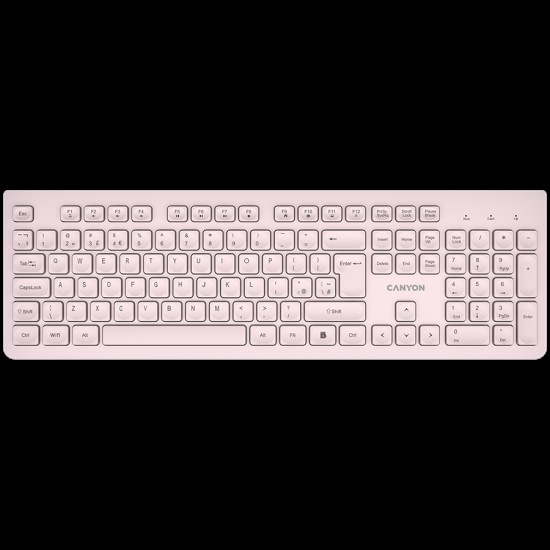 CANYON keyboard HKB-W01 UK/US AAA Wireless Beige CANYON keyboard HKB-W01 UK/US AAA Wireless Beige