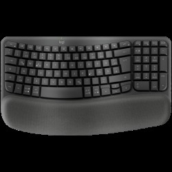 LOGITECH Wave Bluetooth ergonomic keyboard - GRAPHITE - US INT L - B2B