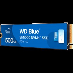 SSD WD Blue SN5000 NVMe (M.2 2280, 500GB, PCIe Gen4 16GT/s, up to 4 Lanes)