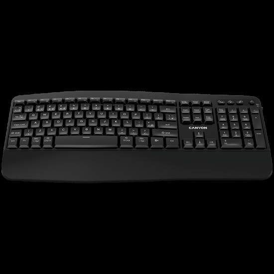 CANYON keyboard HKB-W6 Wireless Black CANYON keyboard HKB-W6 Wireless Black