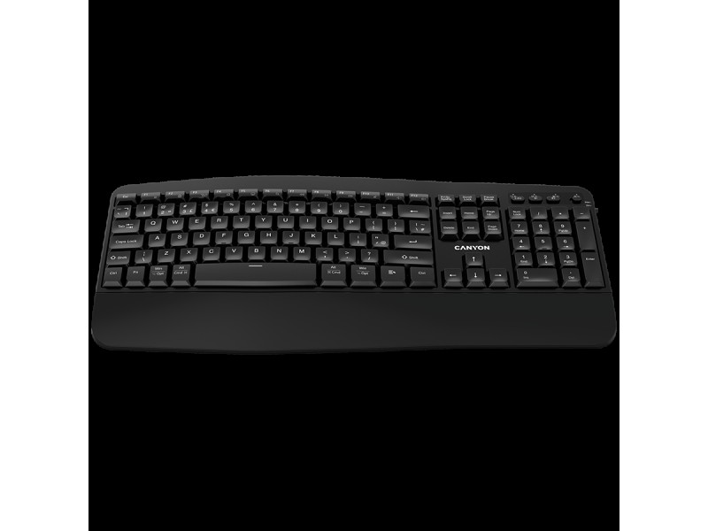 CANYON keyboard HKB-W6 Wireless Black