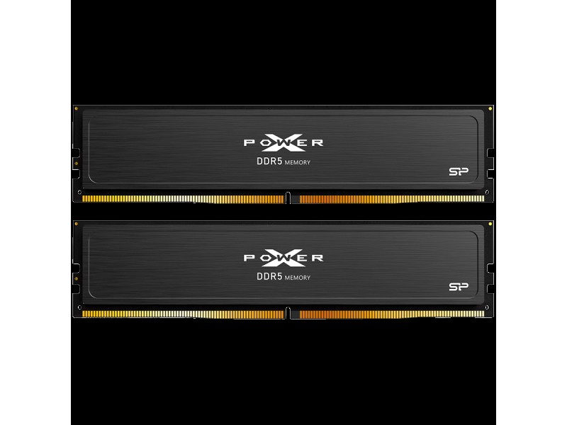 Silicon Power D5XN 32GBx2, DDR5-6000,C38,OC-UDIMM,(2Gx8 DR),w/HS-K