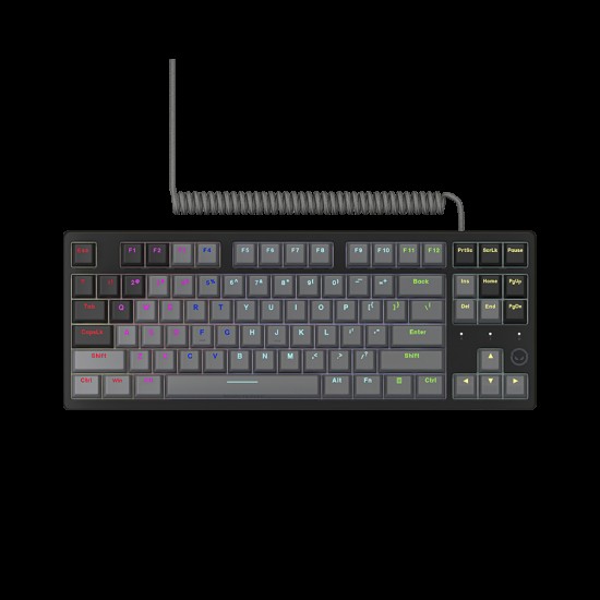 LORGAR Azar 514TKL, Wired RGB mechanical gaming keyboard, black, EN layout LORGAR Azar 514TKL, Wired RGB mechanical gaming keyboard, black, EN layout