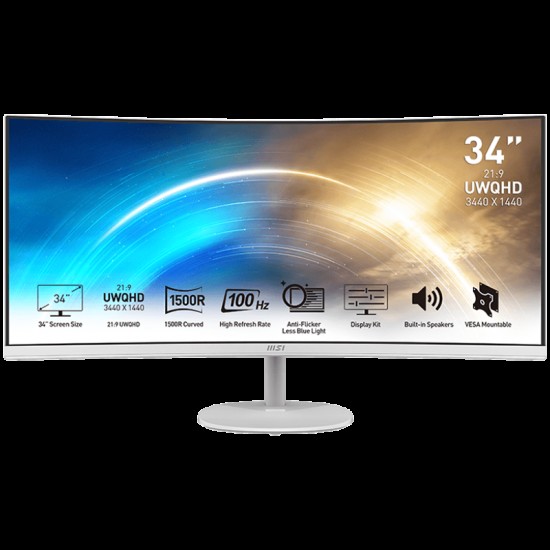 MSI PRO MP341CQW Professional Business Monitor, 34