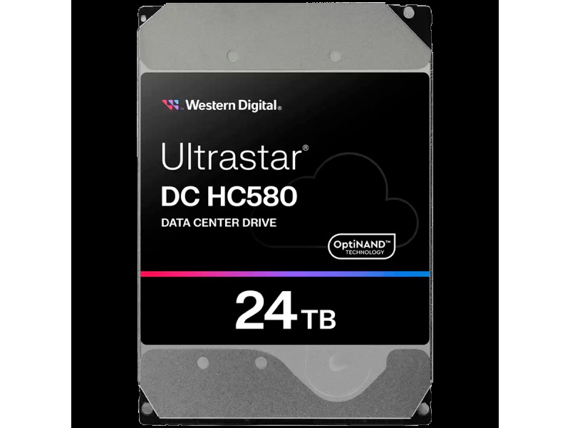 HDD Server WD Ultrastar DC HC580 24TB 512e SE, 3.5’’, 512MB, 7200 RPM, SAS, P3, SKU: 0F62802
