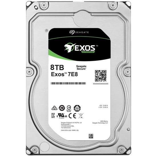 SEAGATE HDD Server Exos 7E8 512E/4kn (SED BASE, 3.5 /8TB/SATA 6GB/s/7200rpm)