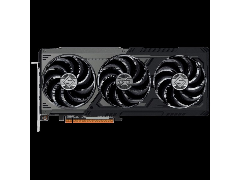 ASROCK Video Card AMD Radeon RX 9070 XT Steel Legend Dark 16GB GDDR6, 256-bit, 3x DisplayPort 2.1a, 1x HDMI 2.1b, 298 x 131 x 58 mm, 2.9-slot, recomended PSU 800W, 2x 8-pin pwoer connector, 90-GA5VZZ-00UANF