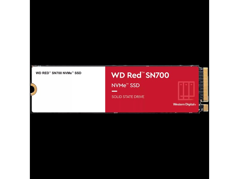 SSD NAS WD Red SN700 2TB M.2 2280-S3-M PCIe Gen3 x4 NVMe, Read/Write: 3400/2900 MBps, IOPS 480K/540K, TBW: 2500