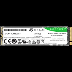 SSD SEAGATE BarraCuda 530 2.048TB M.2 2280-S2 PCIe Gen4 x4 NVMe 2.0, Read/Write: 7400/6400 MBps, TBW 1200