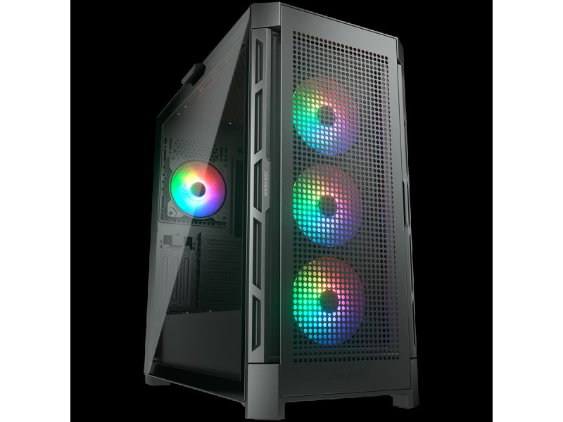 COUGAR DUOFACE PRO RGB PC Case, Mid Tower, Black