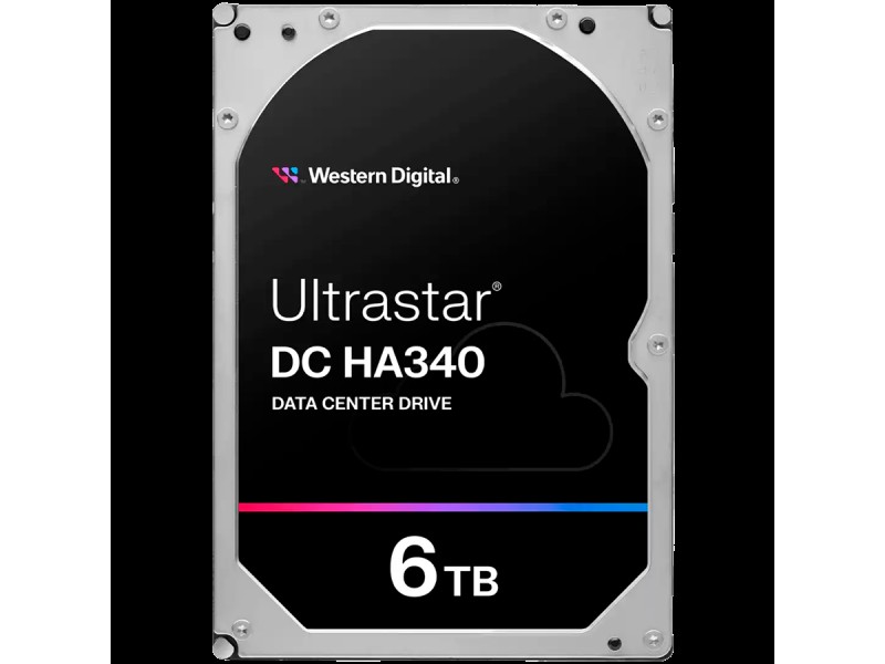 HDD Server WD Ultrastar DC HA340 6TB 512e SE, 3.5’’, 256MB, 7200 RPM, SATA, SKU: 0B47077