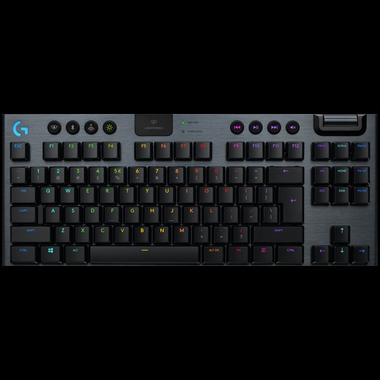 LOGITECH G915 X LIGHTSPEED Wireless Gaming Keyboard - BLACK - US INT L - 2.4GHZ/BT  - EMEA28i-935 - LINEAR