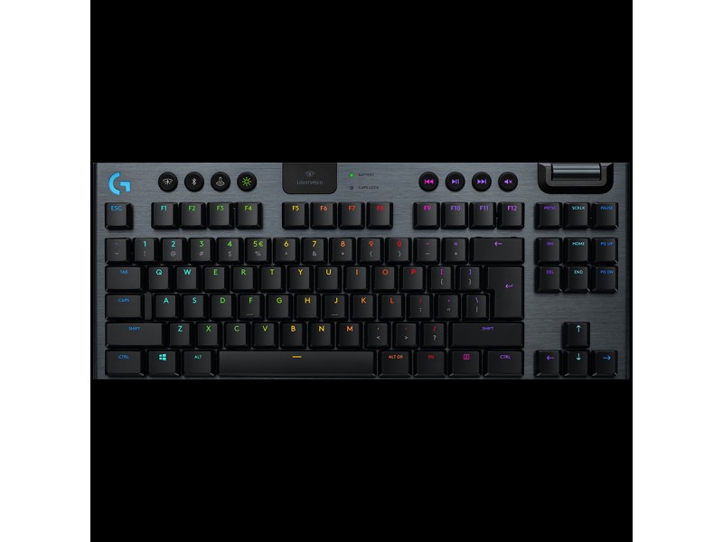 LOGITECH G915 X LIGHTSPEED Wireless Gaming Keyboard - BLACK - US INT L - 2.4GHZ/BT  - EMEA28i-935 - LINEAR