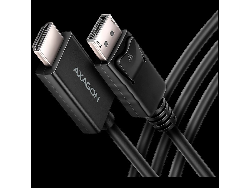 AXAGON RVD-HI20C2 DisplayPort - HDMI 2.0 cable 1.8m 4K/60Hz