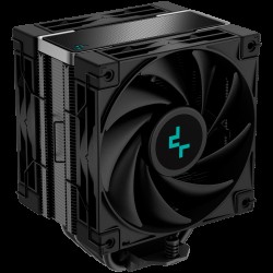 DeepCool AK400 ZERO DARK PLUS, CPU Air Cooler, 2x120mm FDB PWM Fan, Core Touch Technology 2.0, 4 Heatpipes, LGA1851/1700/1200/115x, AMD AM5/AM4, 127x123x155 mm(LxWxH), 3Y, R-AK400-BKNNMD-G-1