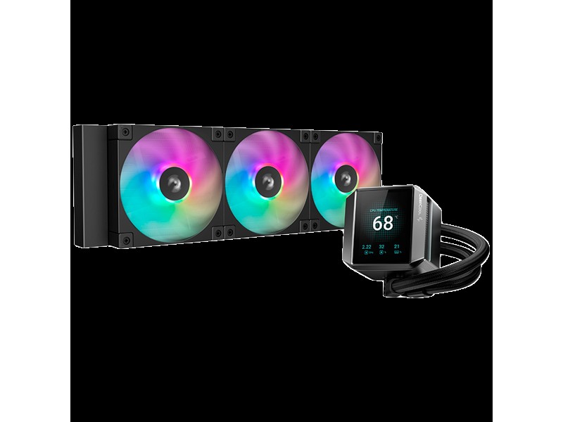 DeepCool MYSTIQUE 360 ARGB, 360mm CPU Liquid Cooler, 2.8
