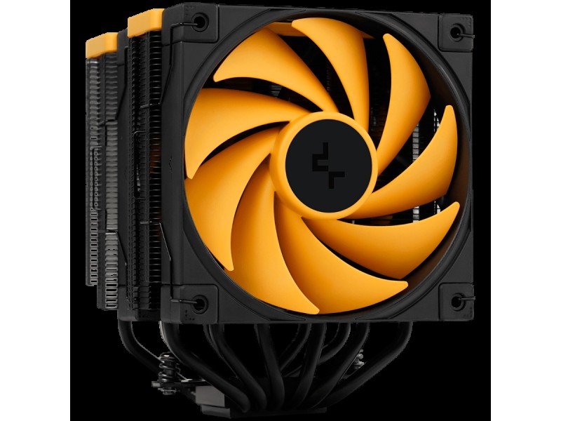 DeepCool AK620 ZERO DARK ZORIA, CPU Air Cooler, 2x120mm PWM Fan, 6 Heatpipes, LGA2066/2011-v3/2011/1700/1200/115x, AMD AM5/AM4, 129x138x160 mm(LxWxH), 3Y, R-AK620-BKNPMN-E