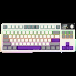 LORGAR KBP70TKLW, Wireless TKL Mechanical Gaming Keyboard Pro, Beige, EN layout