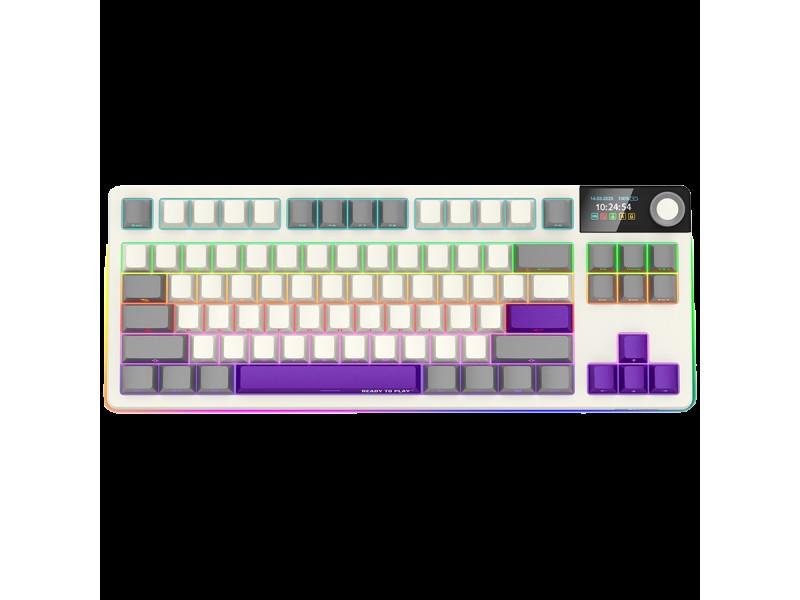LORGAR KBP70TKLW, Wireless TKL Mechanical Gaming Keyboard Pro, Beige, EN layout