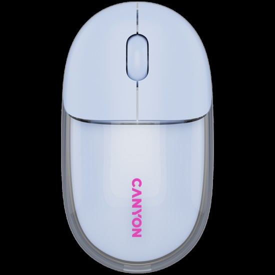 CANYON mouse OnClick 24 BT/ Wireless Transparent/Blue CANYON mouse OnClick 24 BT/ Wireless Transparent/Blue