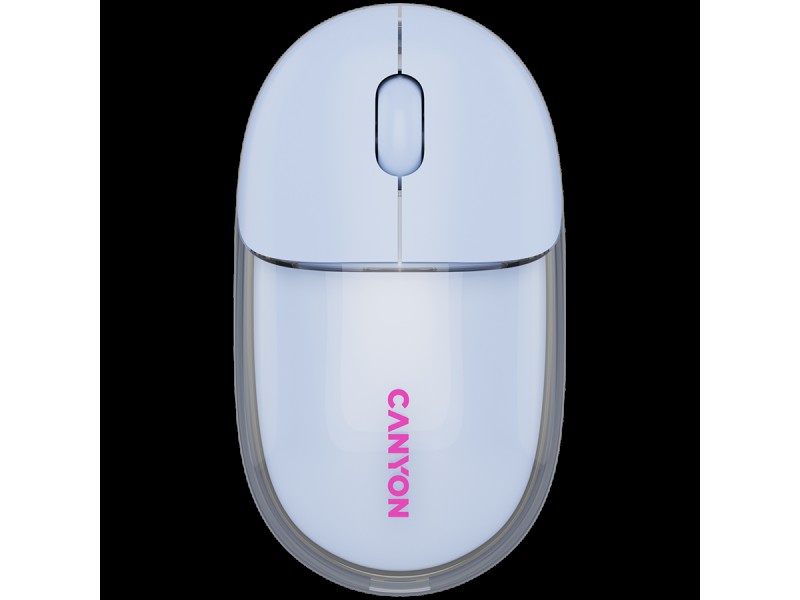 CANYON mouse OnClick 24 BT/ Wireless Transparent/Blue