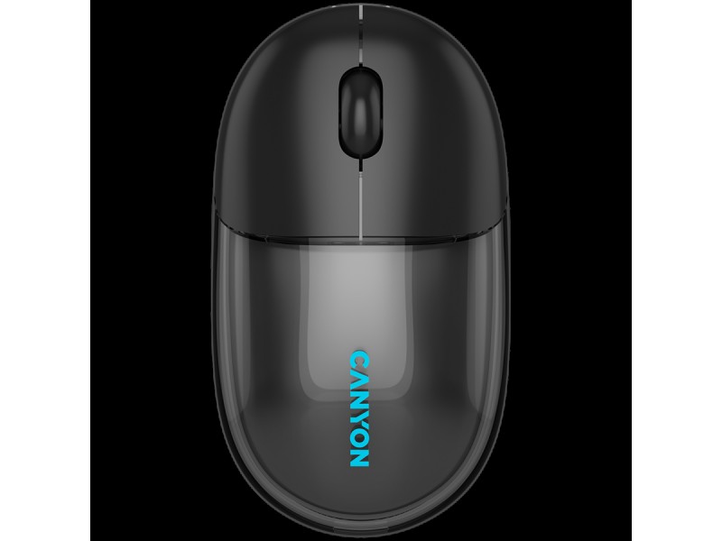 CANYON mouse OnClick 24 BT/ Wireless Transparent/Black