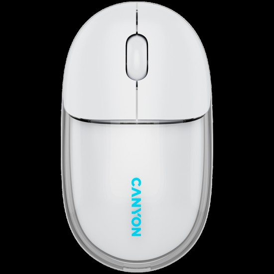 CANYON mouse OnClick 24 BT/ Wireless Transparent/White CANYON mouse OnClick 24 BT/ Wireless Transparent/White