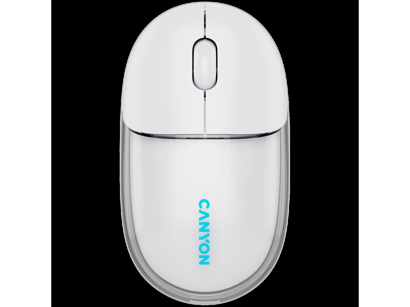 CANYON mouse OnClick 24 BT/ Wireless Transparent/White