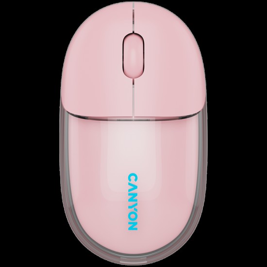 CANYON mouse OnClick 24 BT/ Wireless Transparent/Pink CANYON mouse OnClick 24 BT/ Wireless Transparent/Pink