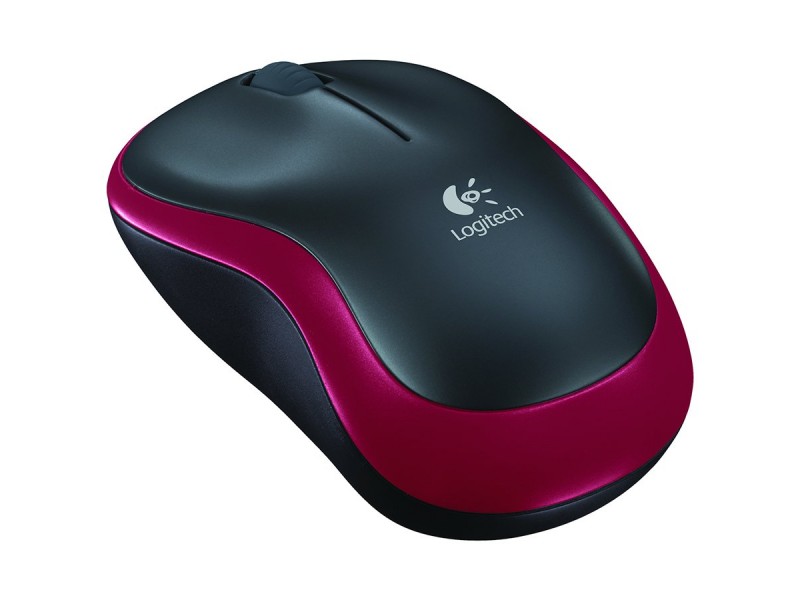 LOGITECH M185 Wireless Mouse - RED - EWR2