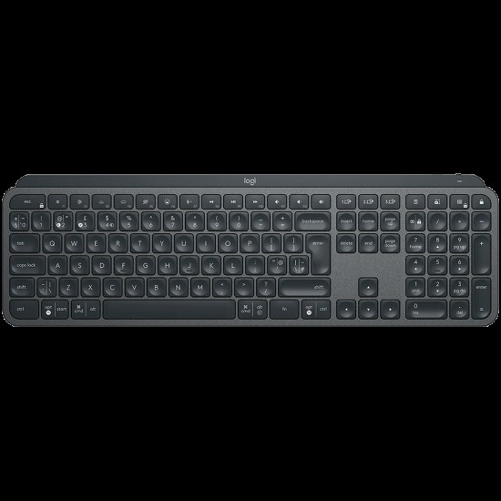 LOGITECH MX Keys Bluetooth Illuminated Keyboard - GRAPHITE- US INT L - B2B
