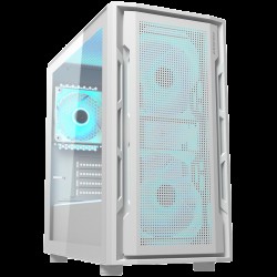 COUGAR UNIFACE MINI RGB, PC Case, Mini Tower, White