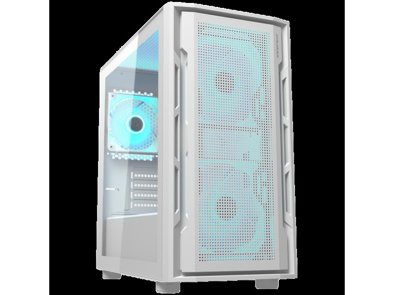COUGAR UNIFACE MINI RGB, PC Case, Mini Tower, White