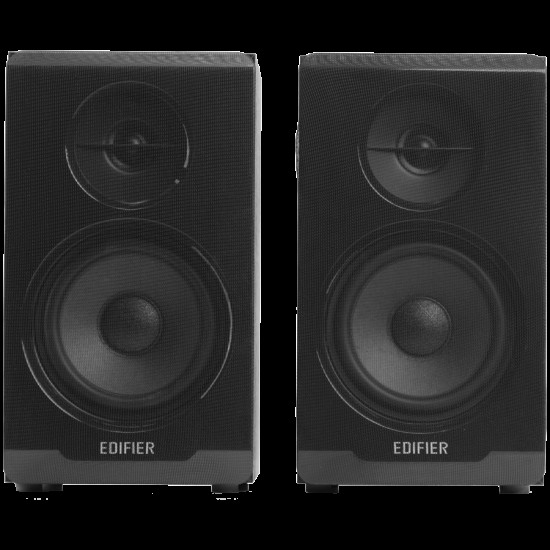 Edifier R33BT 2.0 Bookshelf Speakers, BT V5.0, AUX, 0.5-inch Tweeters, 3.5-inch Drivers, 10W (RMS), Control Buttons, Black