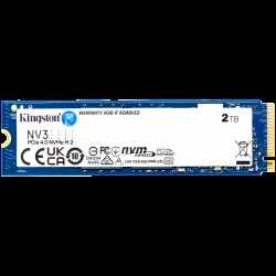 Kingston 2TB NV3 SSD M.2 2230 PCIe 4.0 NVMe, Read: 6,000/ Write: 5,000MB/s
