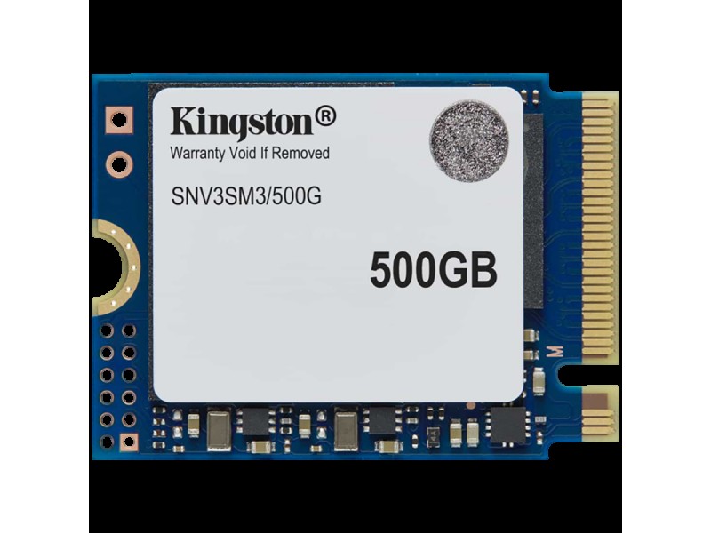 Kingston 500GB NV3 SSD M.2 2230 PCIe 4.0 NVMe, Read: 5,000/ Write: 3,000MB/s
