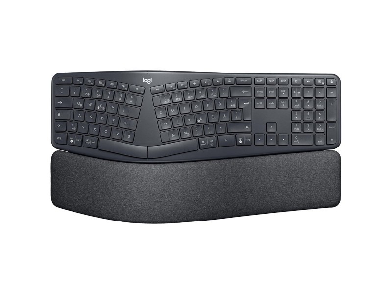 LOGITECH K860 ERGO Bluetooth keyboard - GRAPHITE - US INT L - B2B