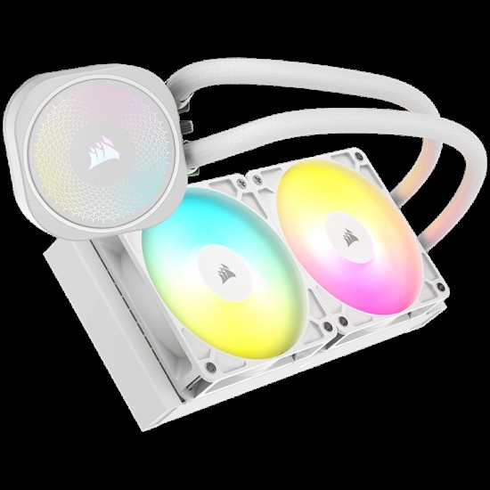 Corsair NAUTILUS 240 ARGB White, 240mm Radiator, Liquid CPU Cooler