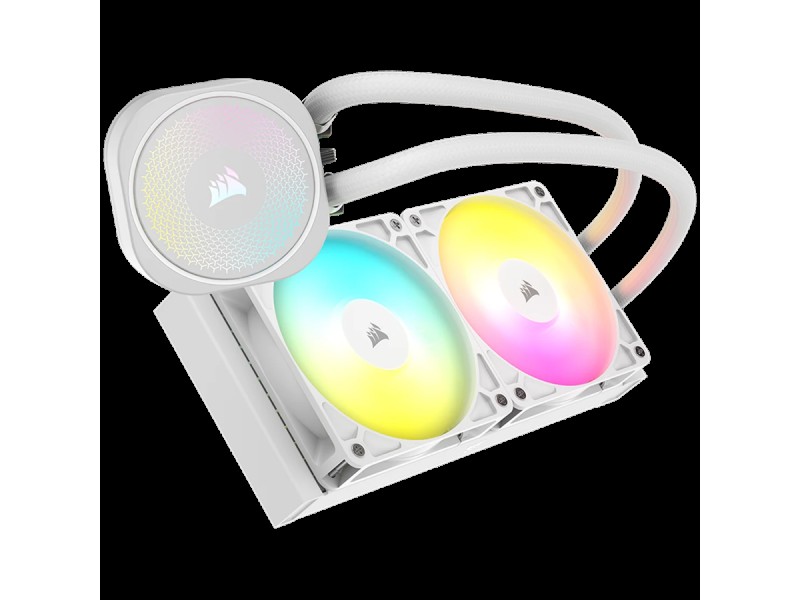 Corsair NAUTILUS 240 ARGB White, 240mm Radiator, Liquid CPU Cooler
