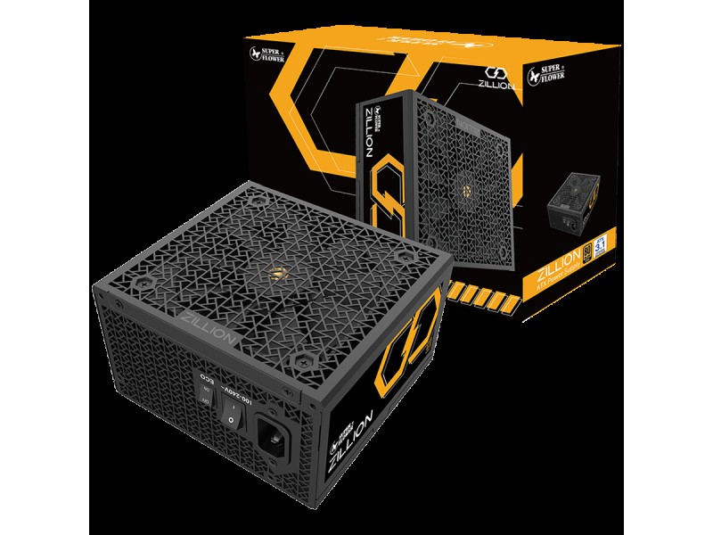 Super Flower Zillion FG Gold 1250W ATX 3.1 80 Plus Gold, Fully Modular, Flat Black Cables, 120mm Fan, 5 Year Warranty