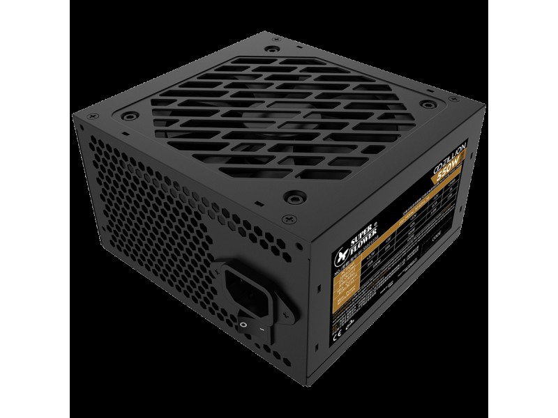 Super Flower Zillion DB Bronze 550W ATX 2.4 80 Plus Bronze, Flat Black Cables, 120mm Fan, 3 Year Warranty