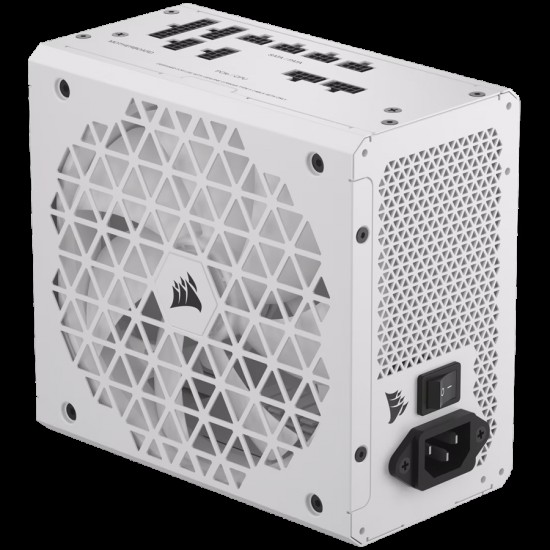 Corsair RMx Shift White Series, RM750x Shift White, 750 Watt, 80 PLUS GOLD Certified, Fully Modular Power Supply