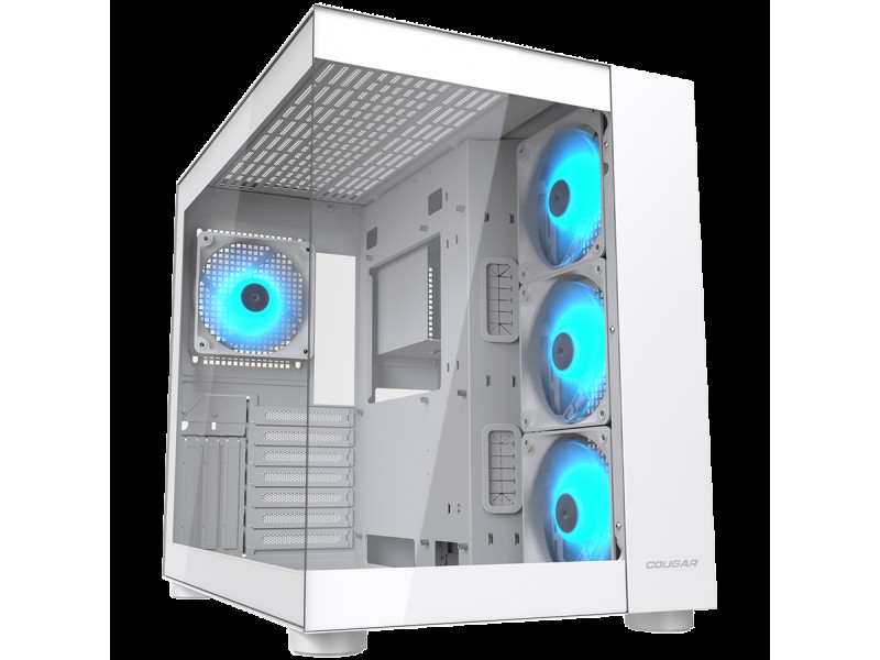 COUGAR FV150 RGB PC Case, Mid tower, White