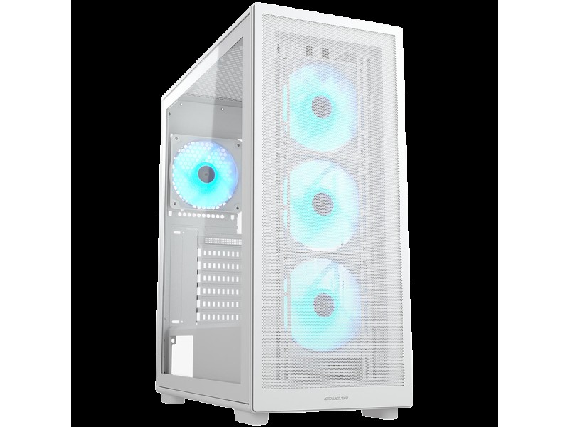 COUGAR MX220 RGB PC Case, Mid Tower, White