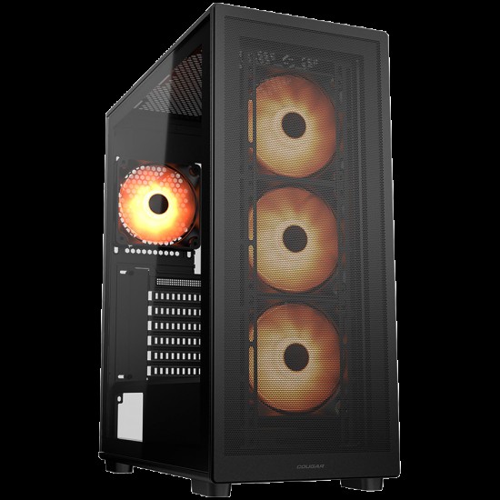 COUGAR MX220 RGB PC Case, Mid Tower, Black
